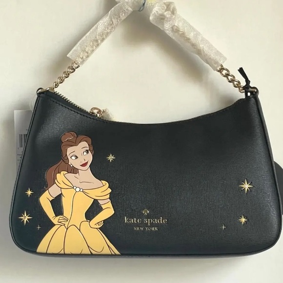 NWT Kate Spade Disney Crossbody Belle Beauty The Beast Convertible Shoulder Bag - Picture 9 of 12